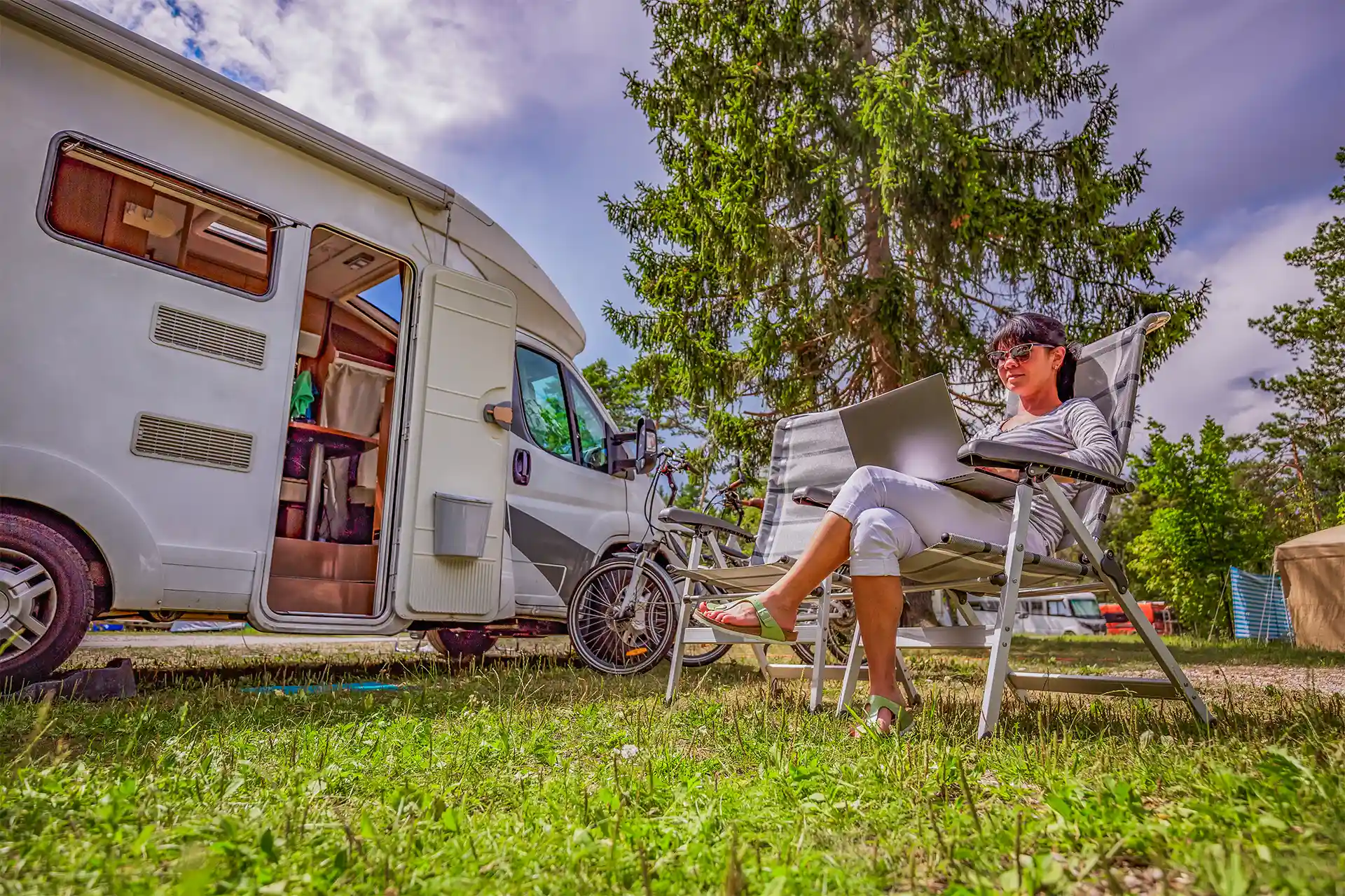 wifi gratuit au camping pres de pont aven