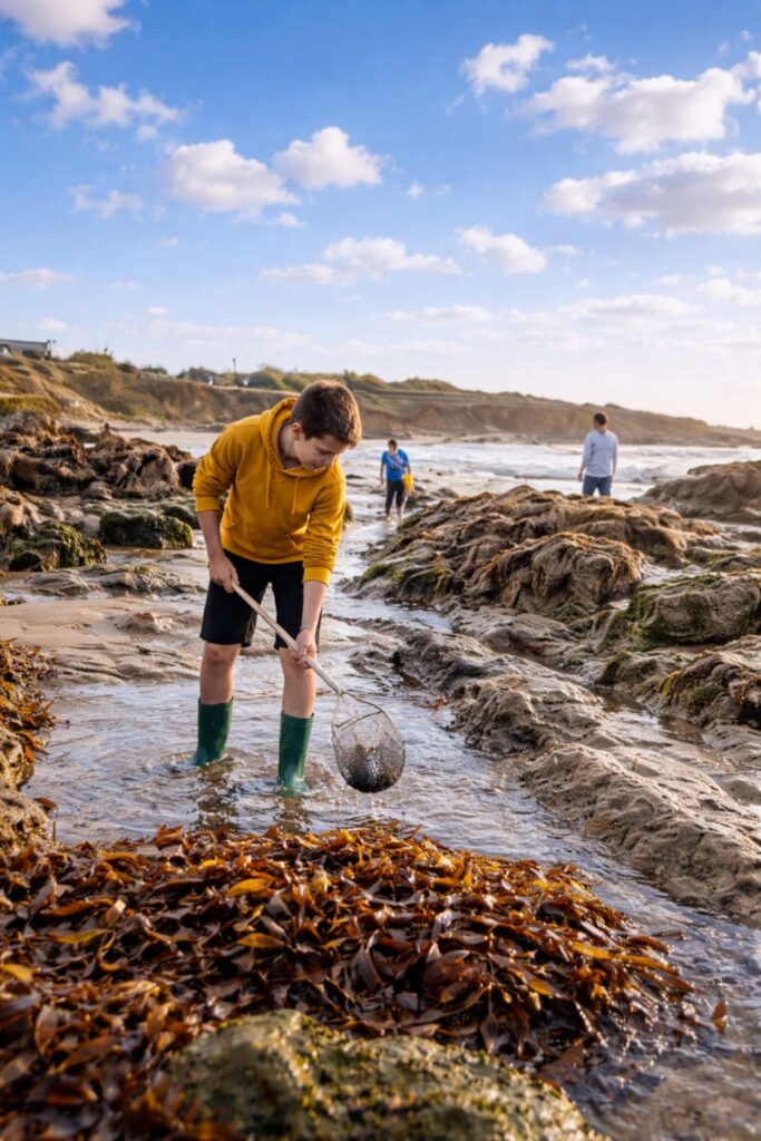 peche à pied moelan sur mer