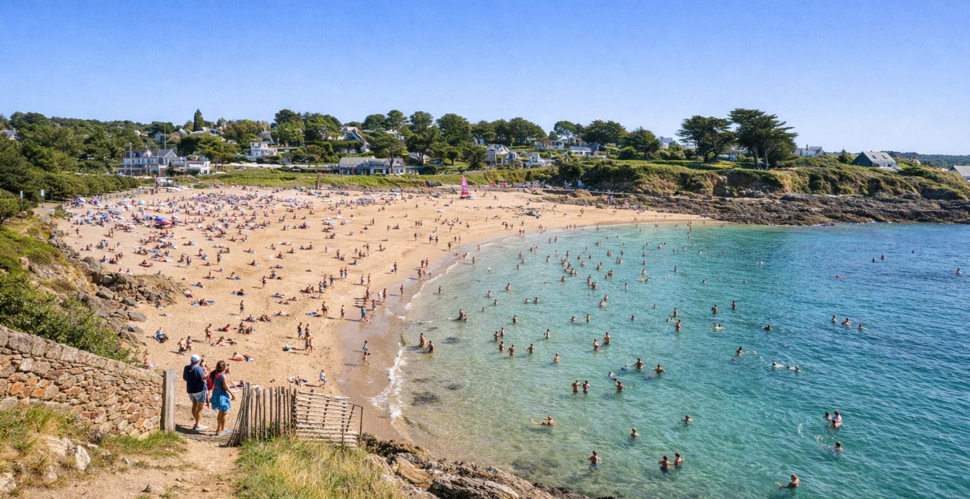 plage de kerfany finistere sud