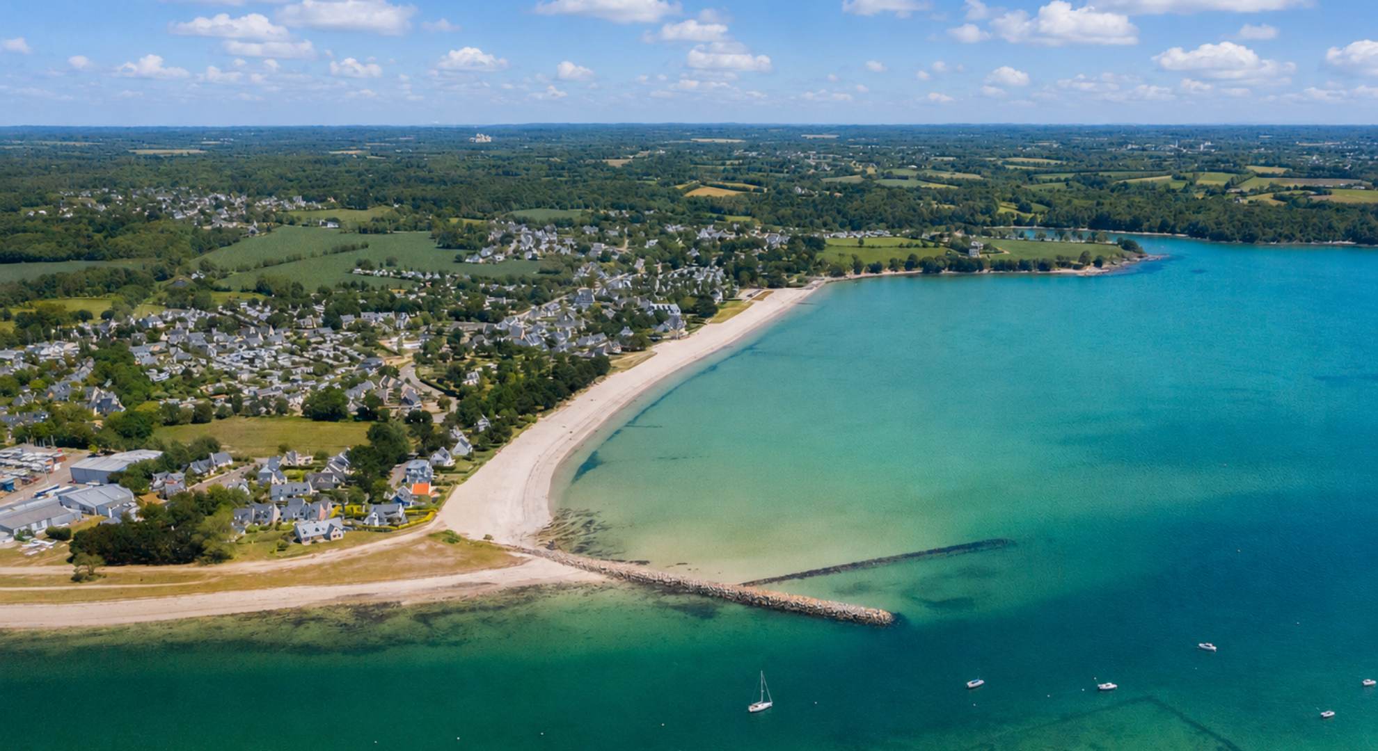 Plage de Kerleven – La Forêt Fouesnant Finistere Sud