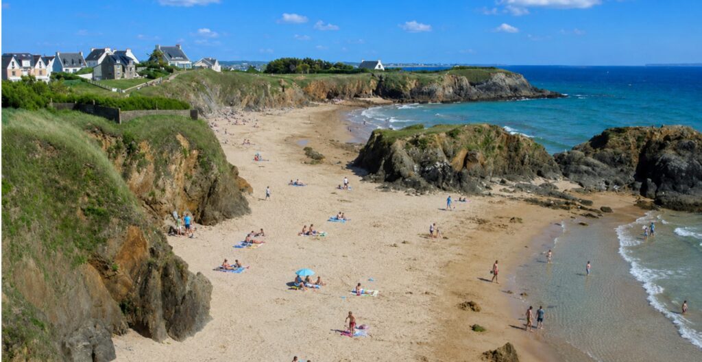 plages clohars carnoet camping proche mer finistere